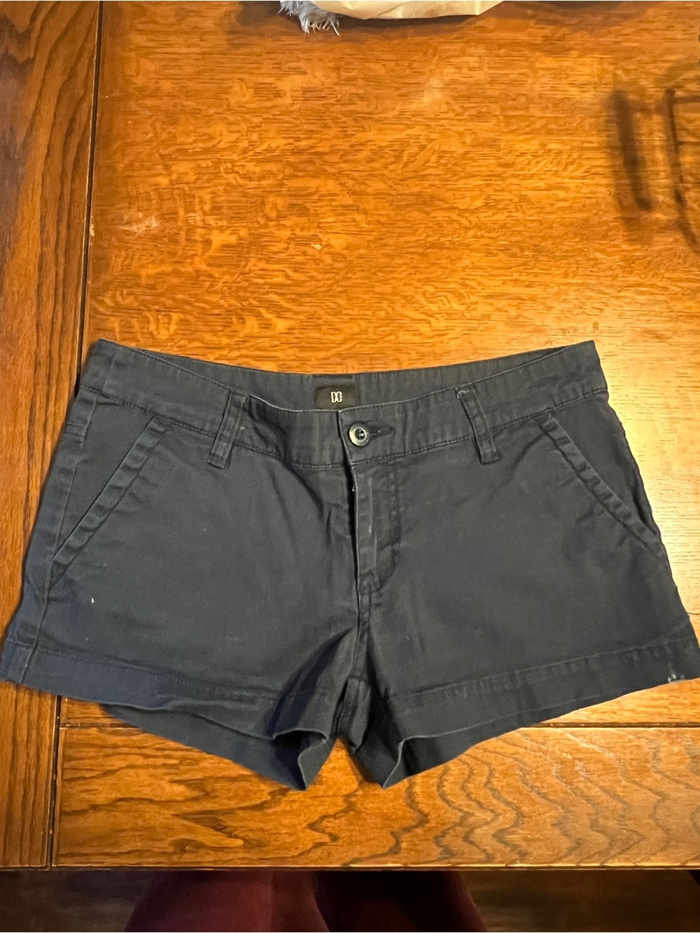 DC Women's Navy Chino Bermuda Shorts